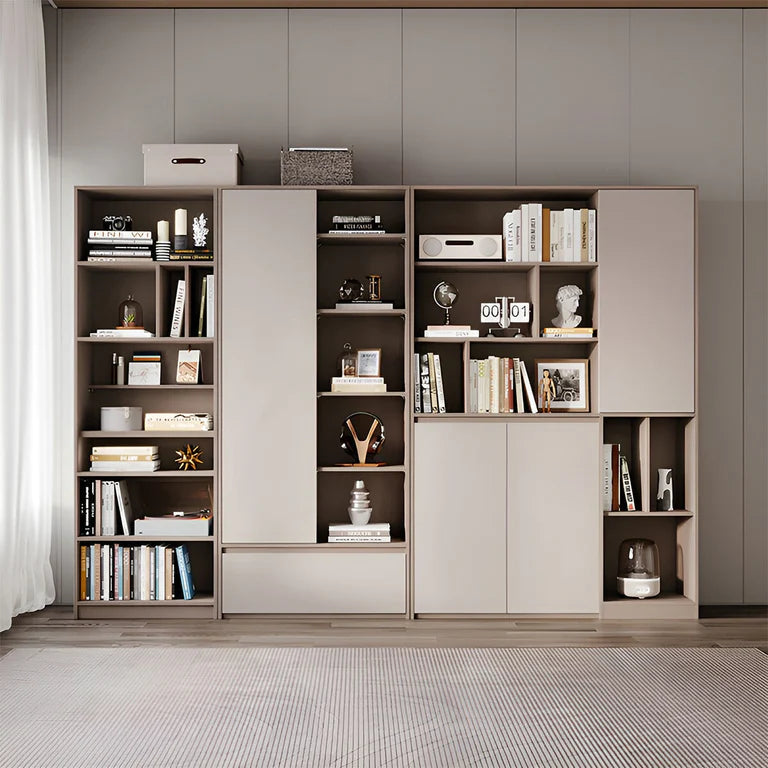 versatile bookshelf elegant storage units with doors kaguyasuLBG K027 main images 1