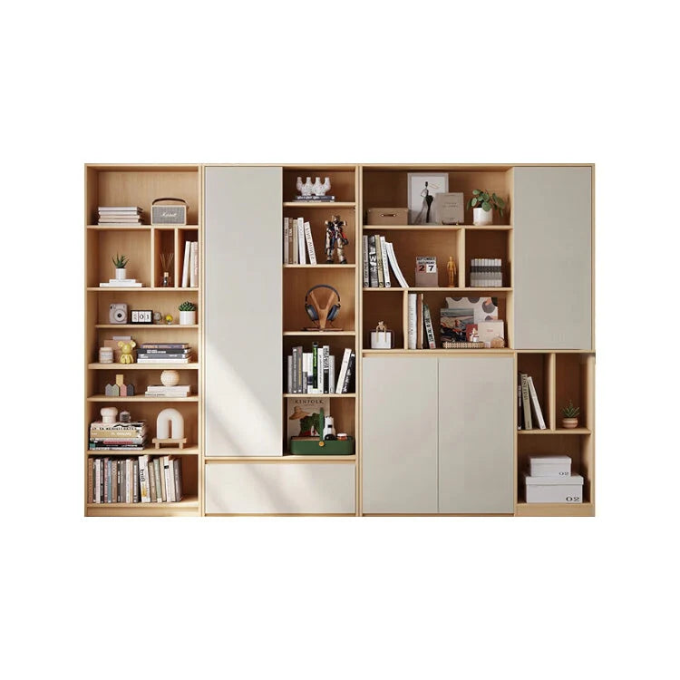 Vielseitiges Bücherregal | Elegante Aufbewahrungseinheiten mit Türen | Kaguyasu Zweitbild