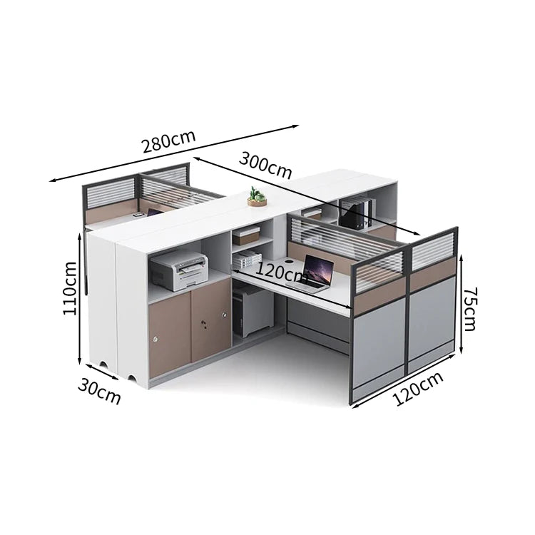 white desk with drawers white l shaped desk kaguyasuBGZ M002 main images 10