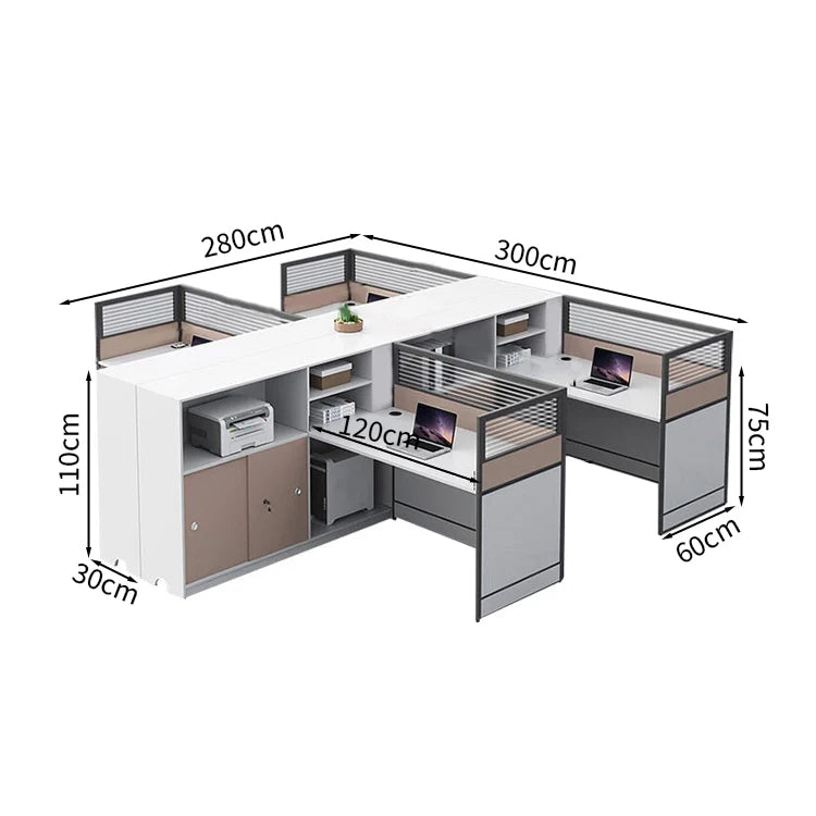 white desk with drawers white l shaped desk kaguyasuBGZ M002 main images 20